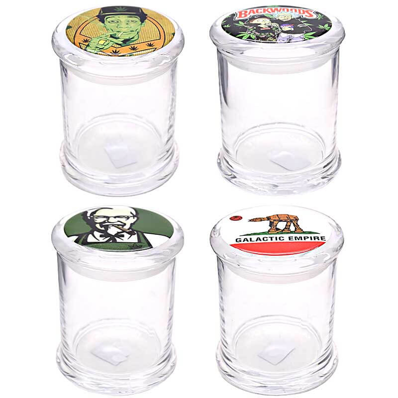 Jumbo Style Clear Jar | Assorted Designs product image